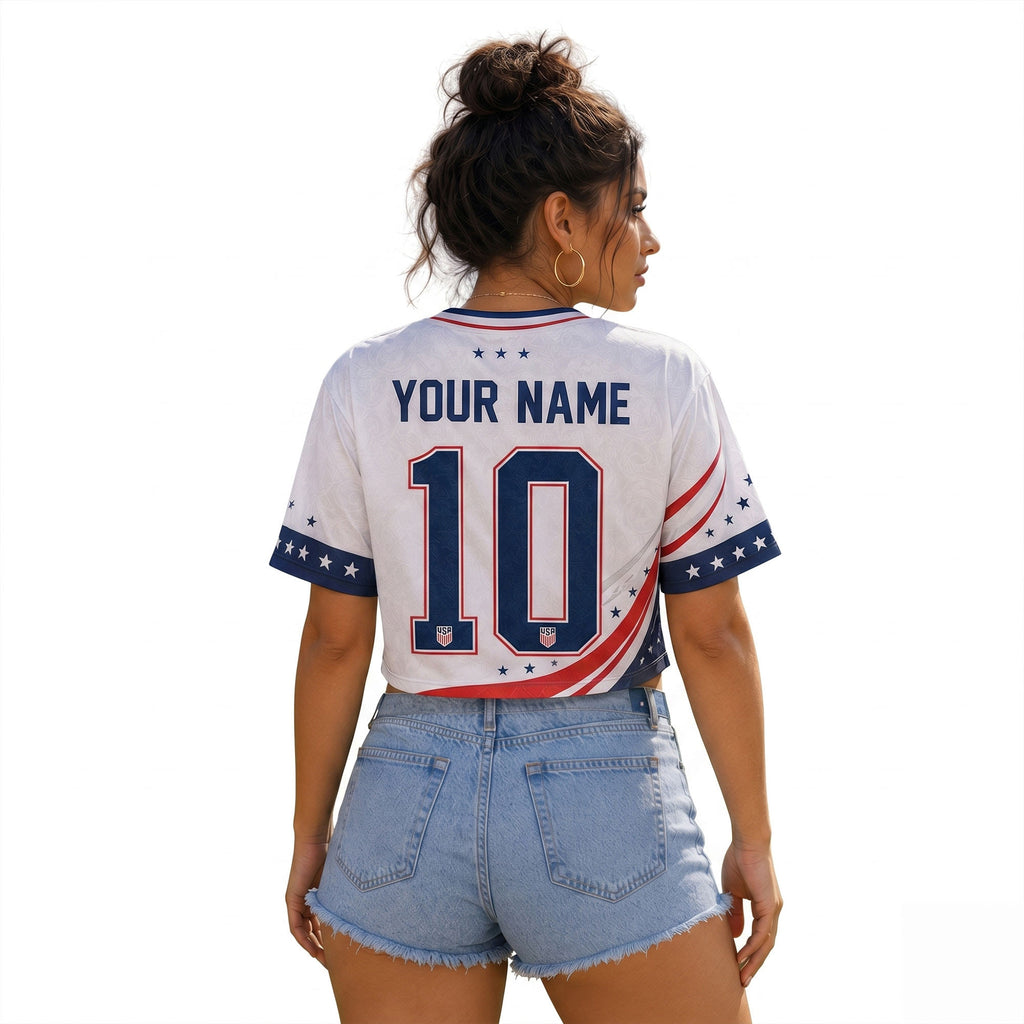 Premium USMNT Crop Top Jersey TNSM