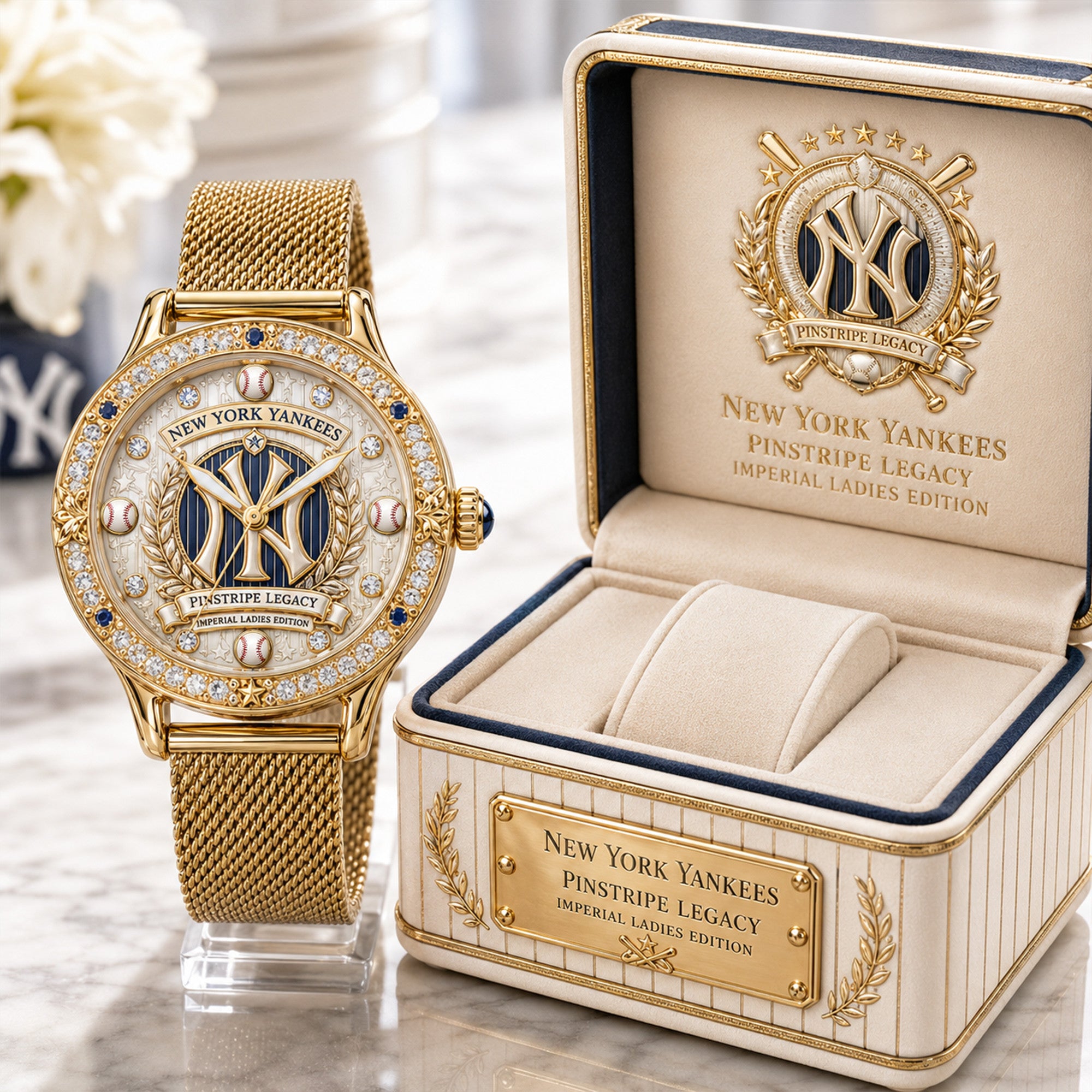 NYY Premium Stainless Steel Watch HTTT