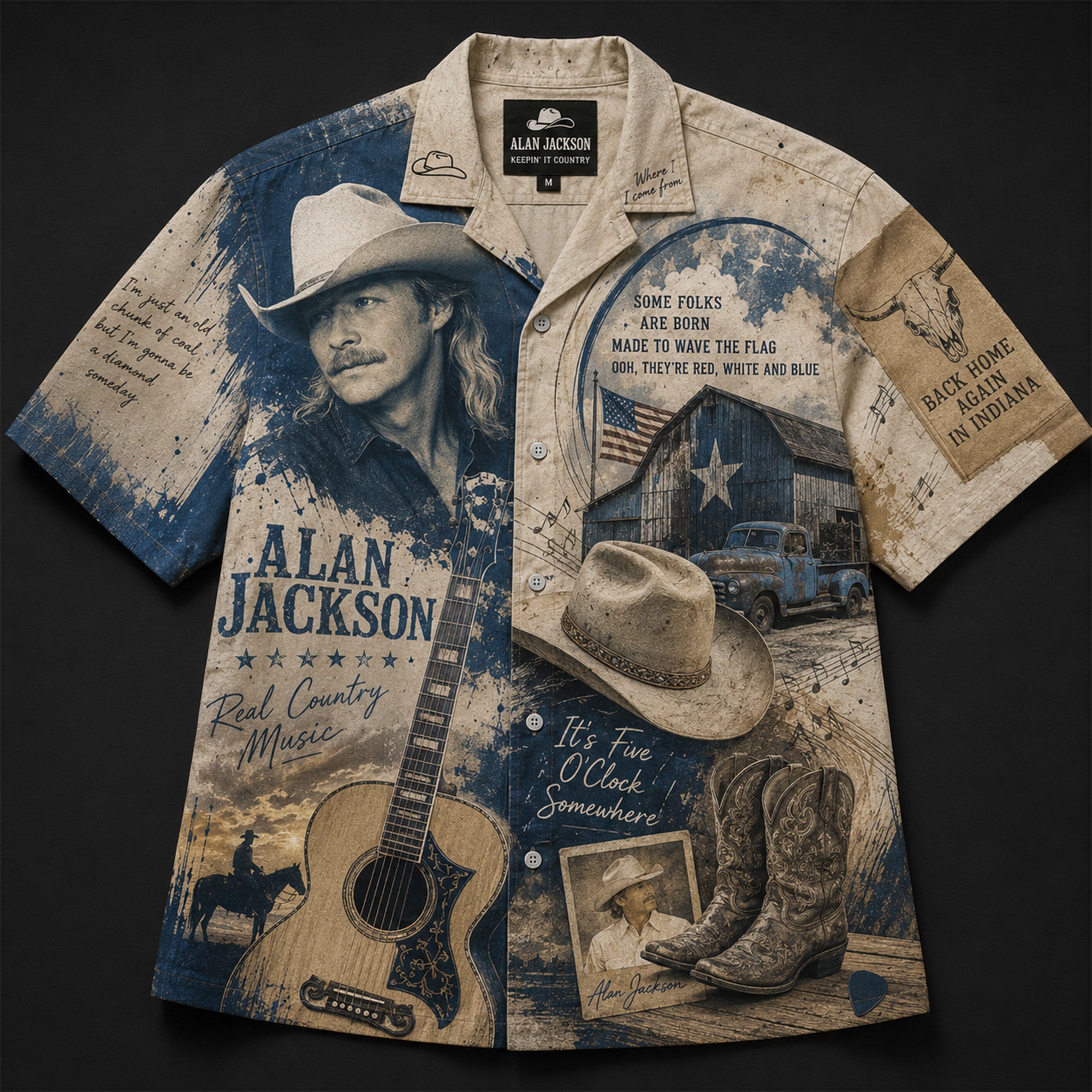 PREMIUM ALJ HAWAIIAN SHIRT HQH