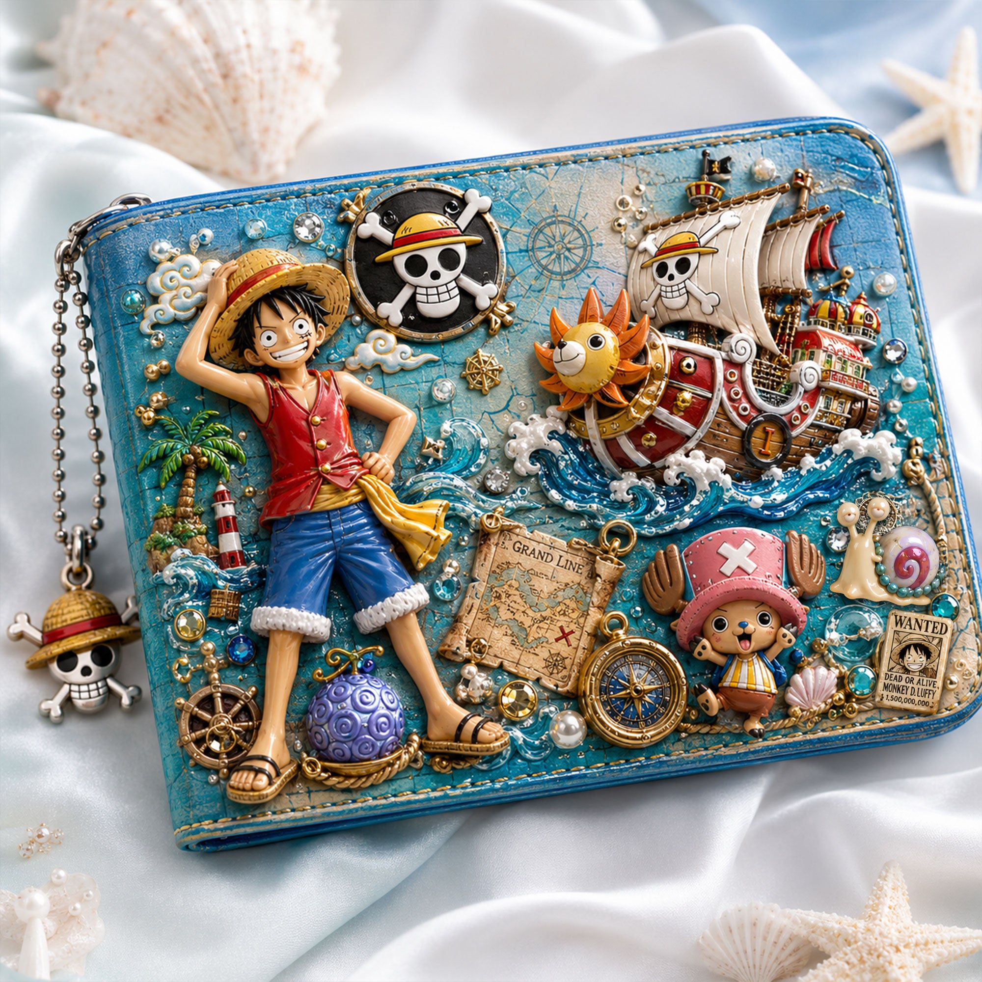Premium OPC Handmade 3D Collage Wallet HTTT