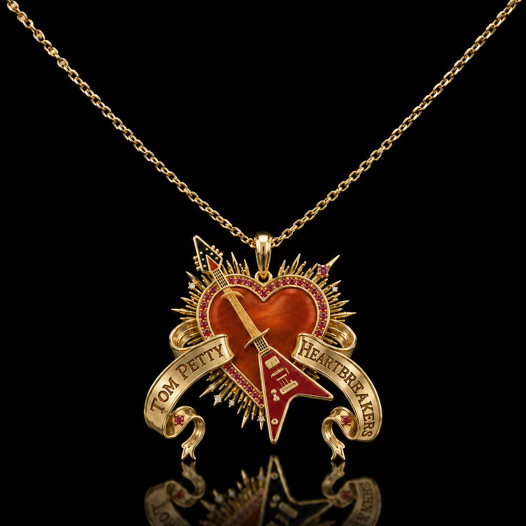 TPT Solid Gold Chain with Diamond Pendant BMD