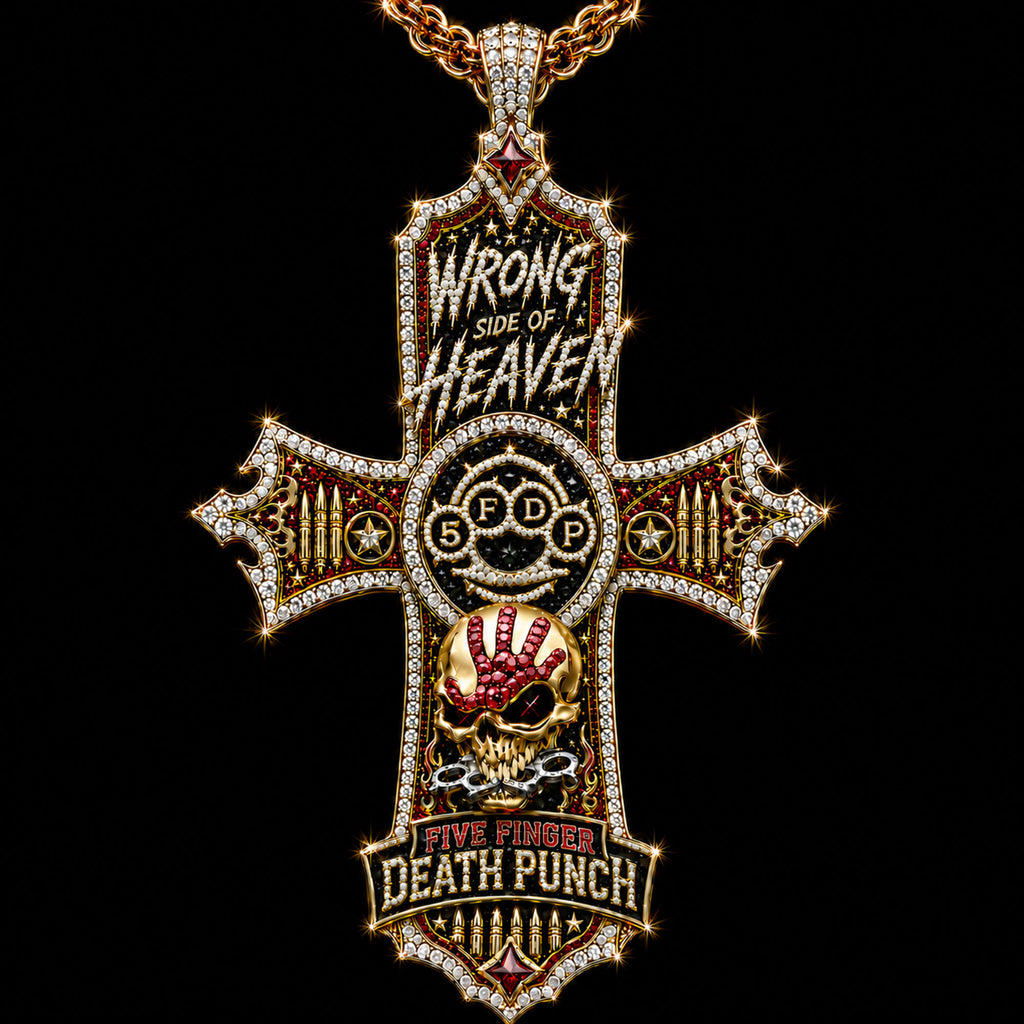 FFDP Solid Gold Chain with Diamond Pendant TTTT