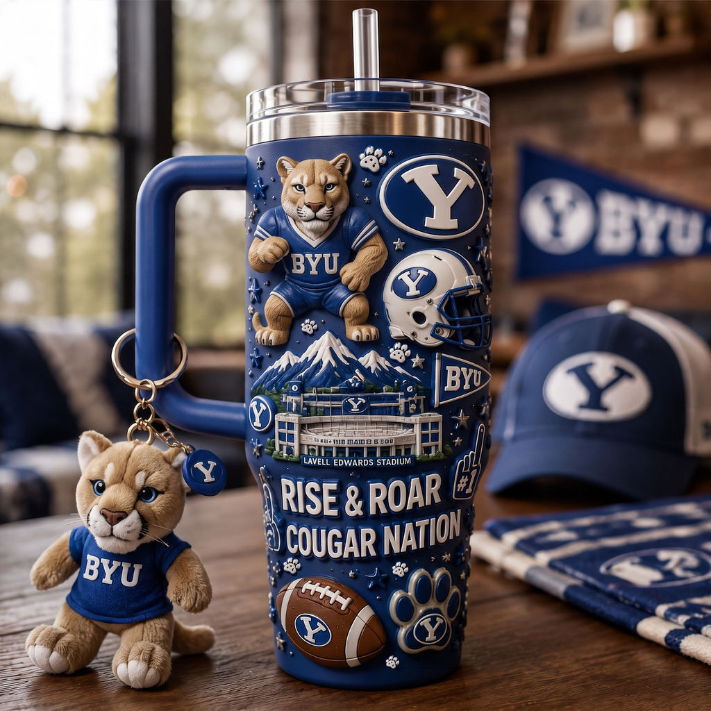 BYU 40oz Tumbler With Handle HTTT