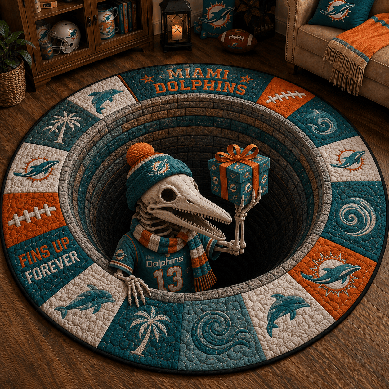 MDP Quilted Round Mat HQH