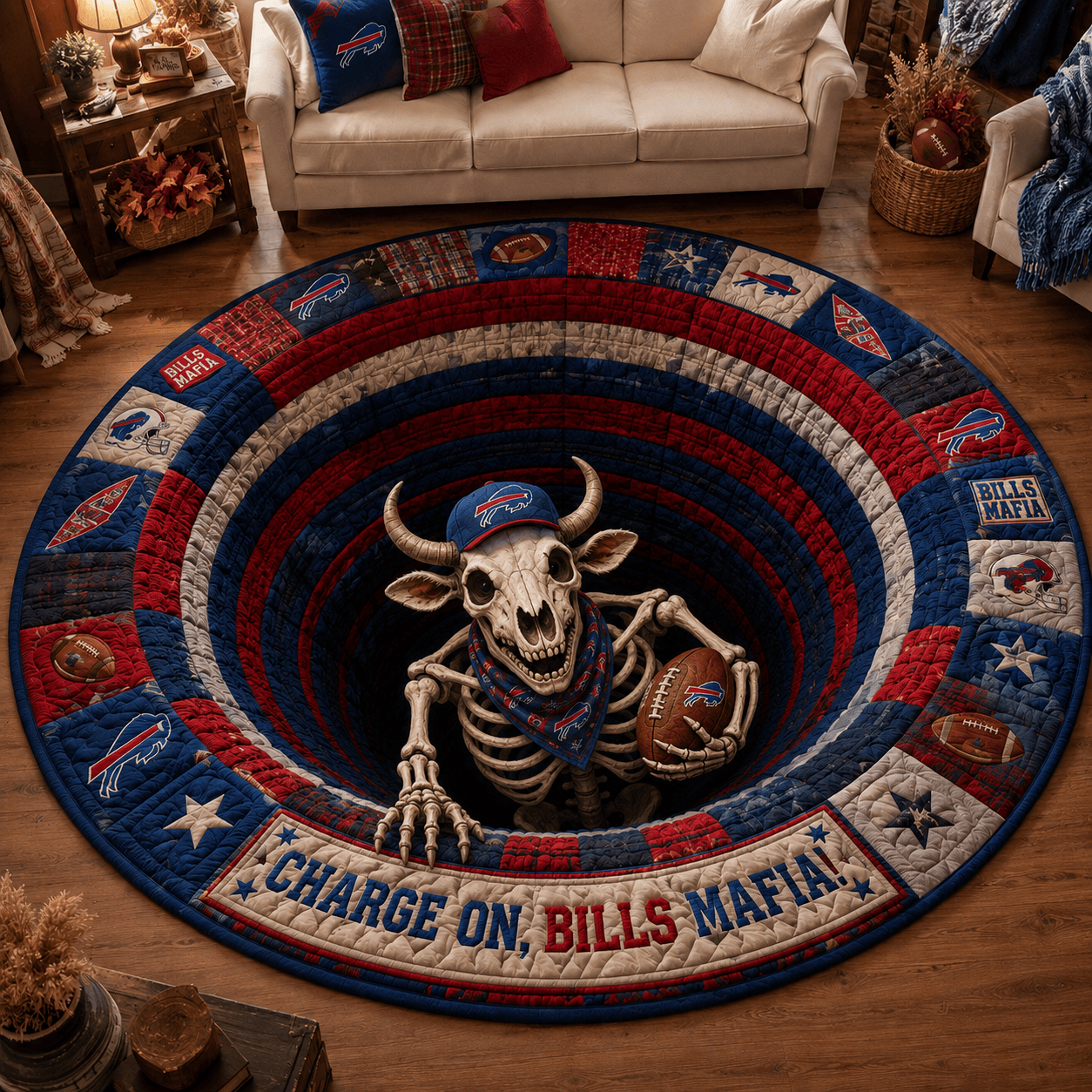 BFBL Quilted Round Mat HQH