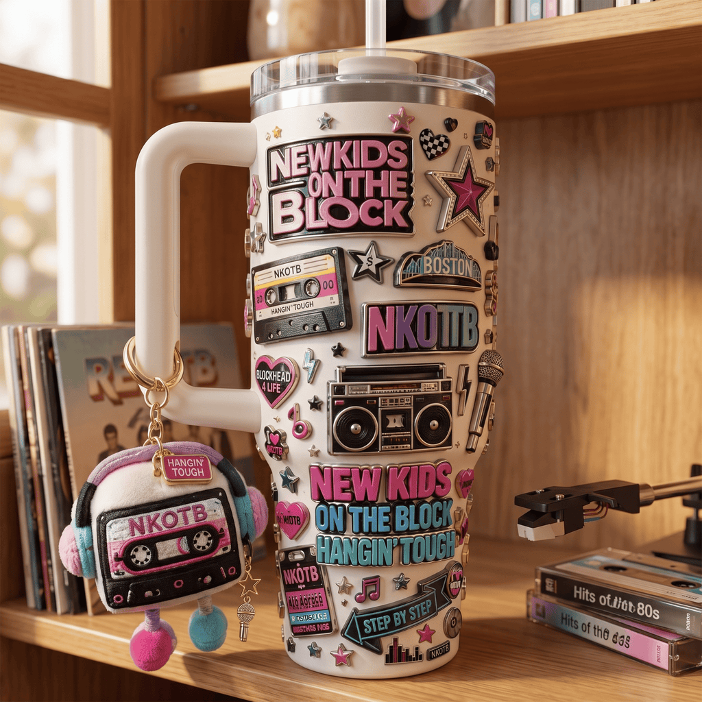 NKOTB 40oz Tumbler With Handle HTTT