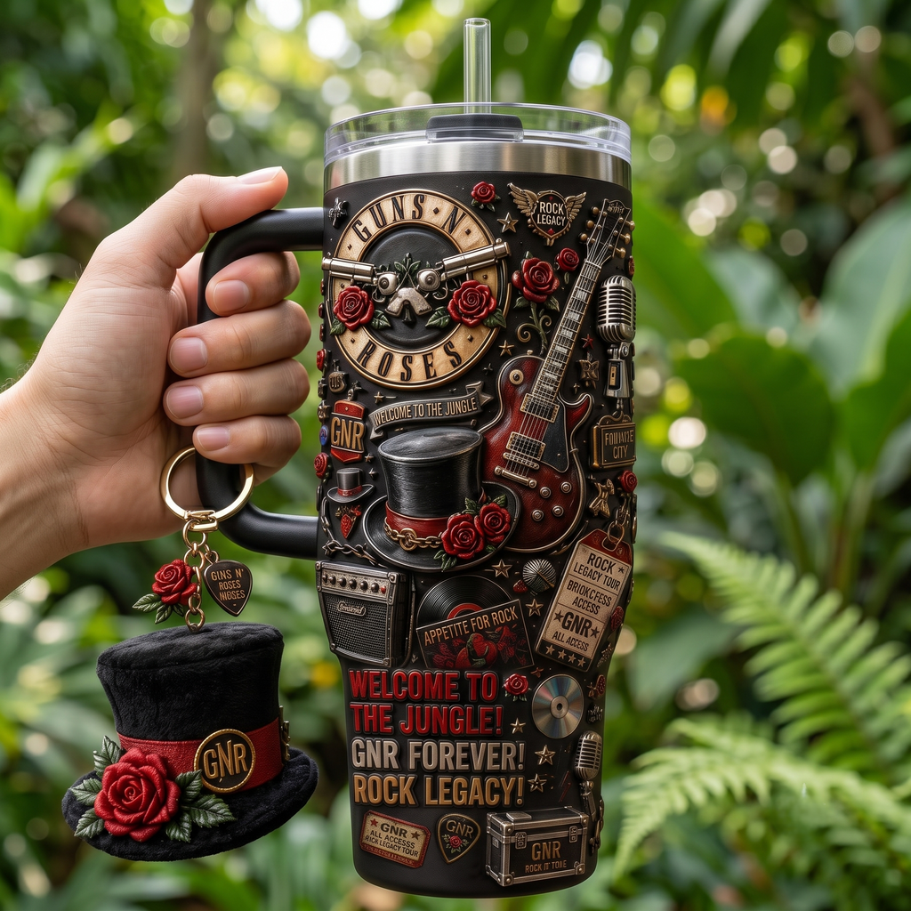 GNR 40oz Tumbler With Handle HTTT