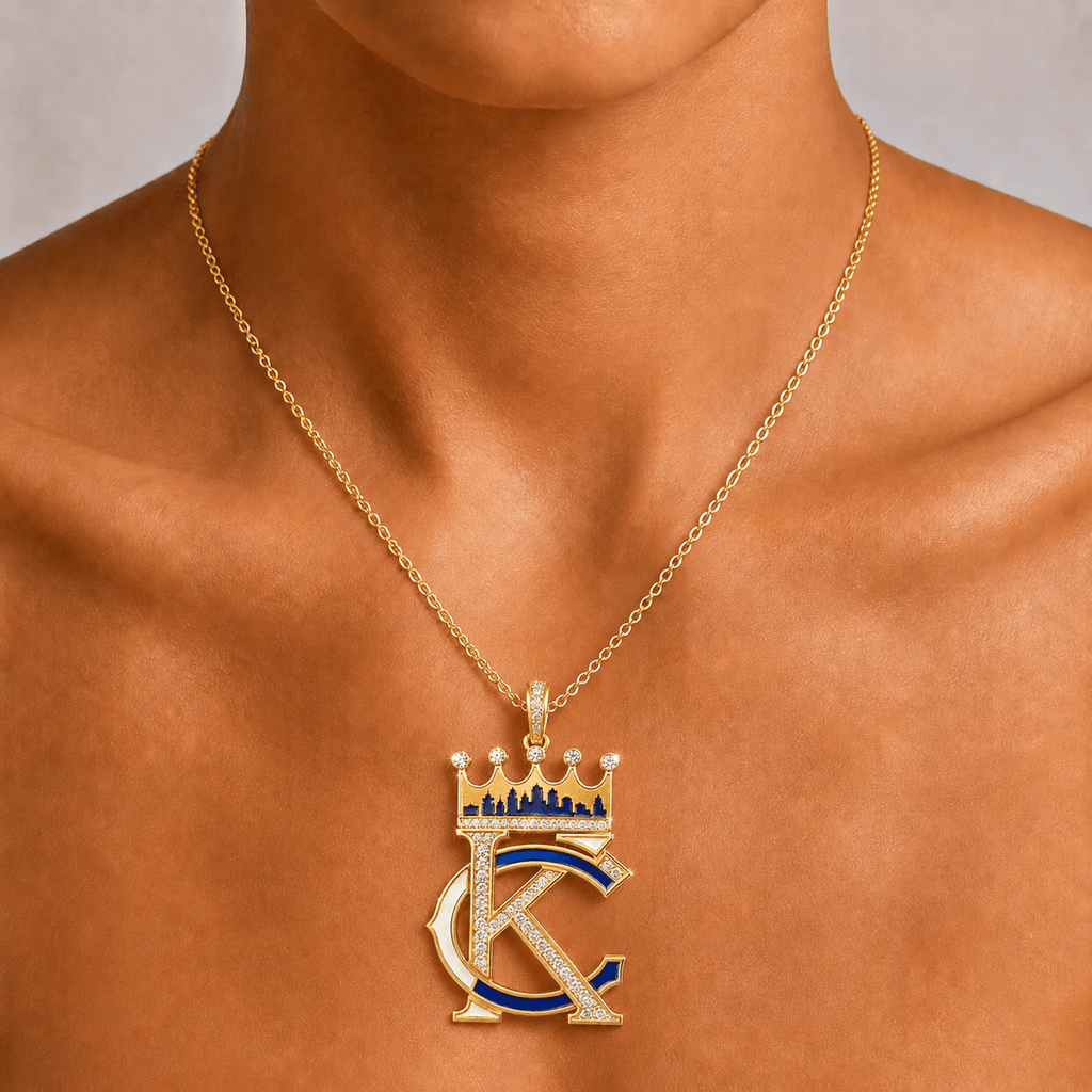 KCR Solid Gold Chain with Diamond Pendant BMD