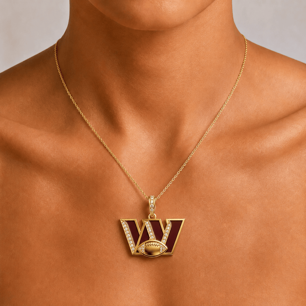 WCD Solid Gold Chain with Diamond Pendant BMD
