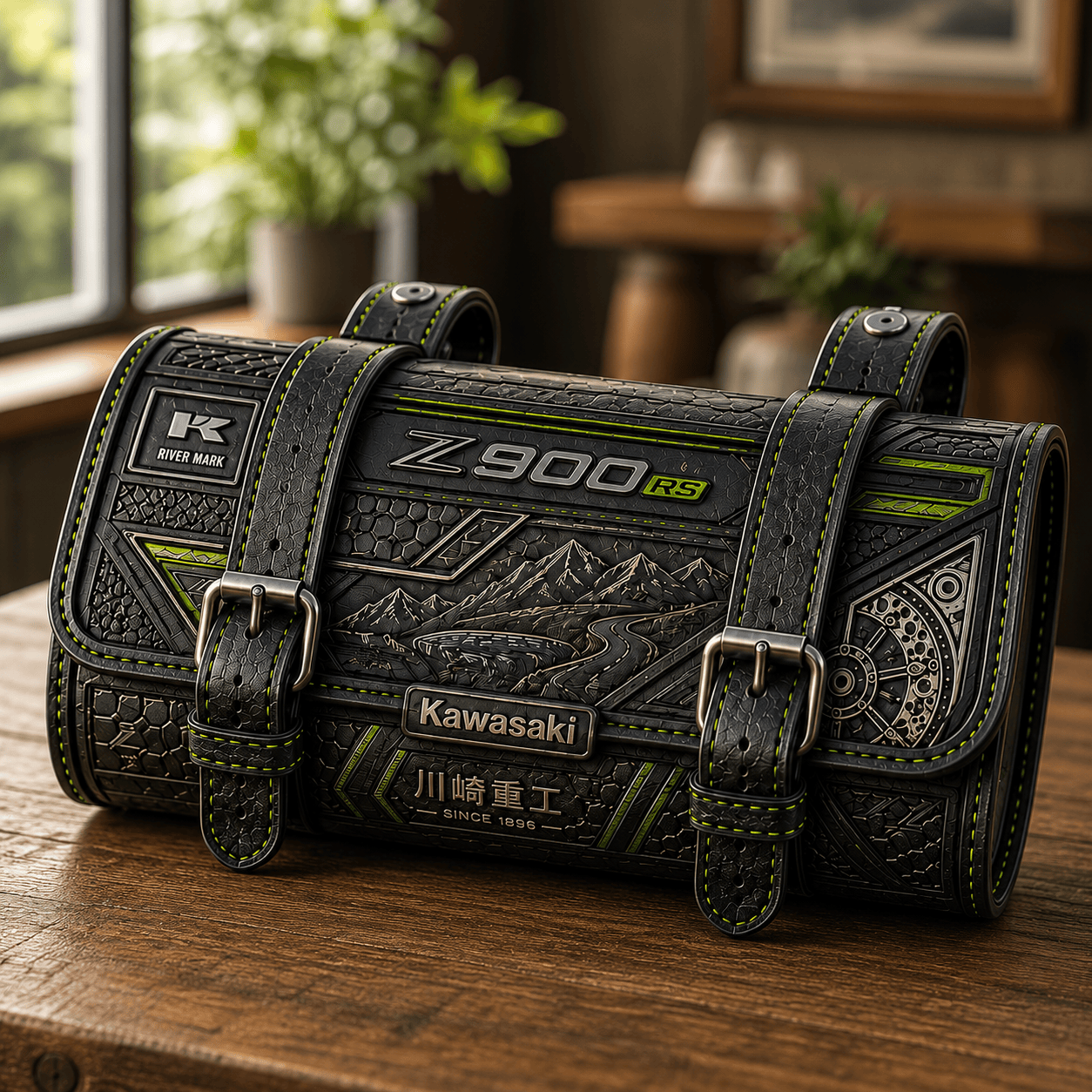 KWSK Premium Vintage Motorcycle Bag NTNA