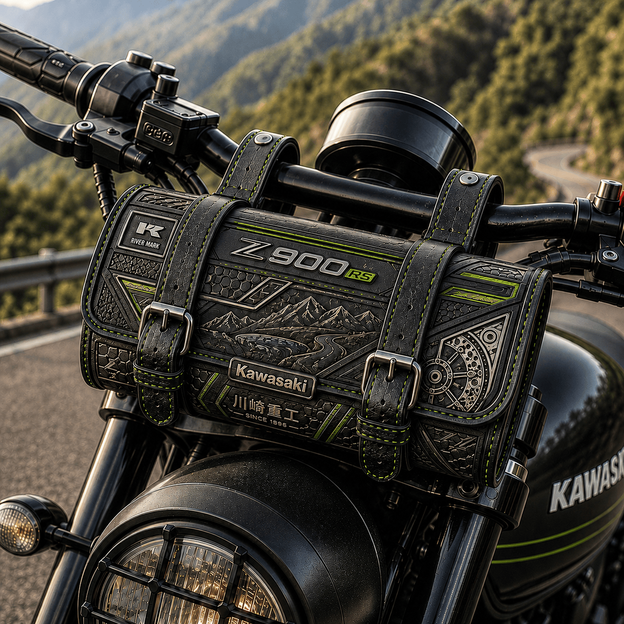 KWSK Premium Vintage Motorcycle Bag NTNA