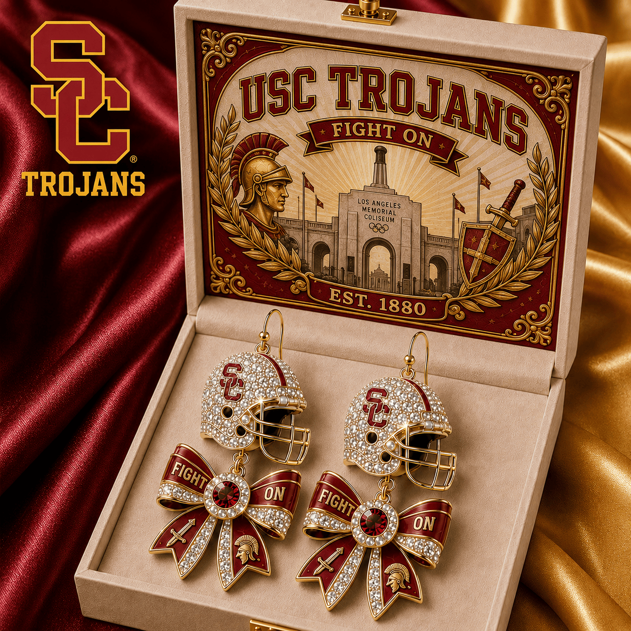 Premium USC Dangle Earrings TNSM