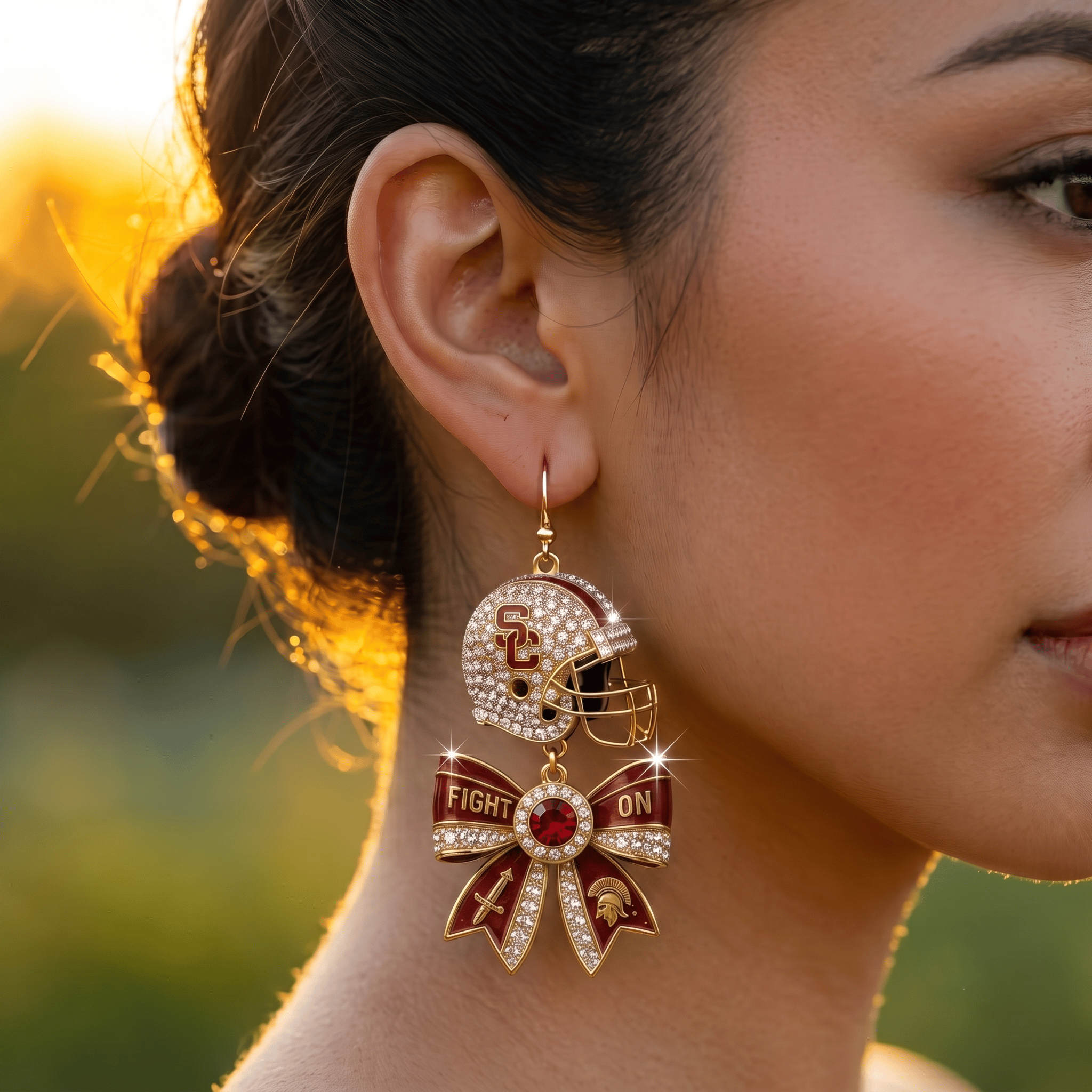 Premium USC Dangle Earrings TNSM
