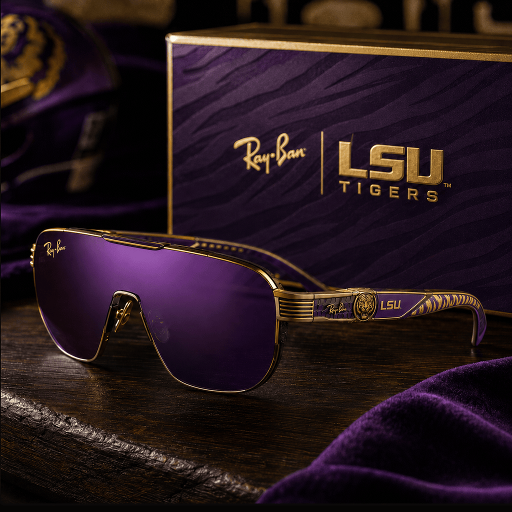 PREMIUM LSU UNISEX SUNGLASSES NTVA