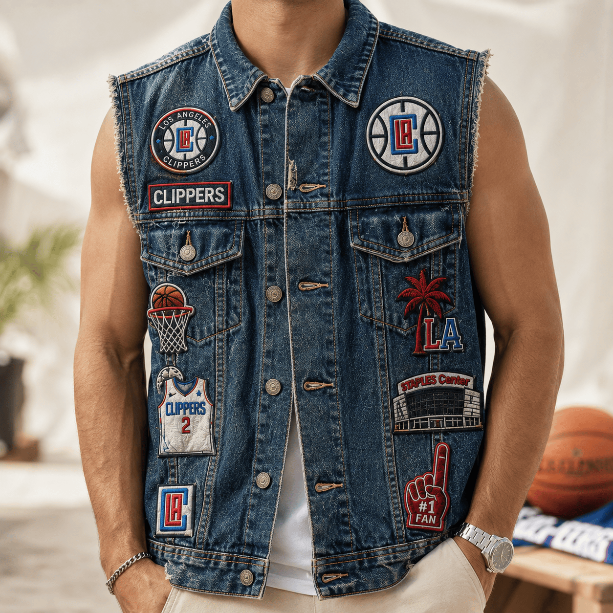 LACP PREMIUM DENIM VEST NVH