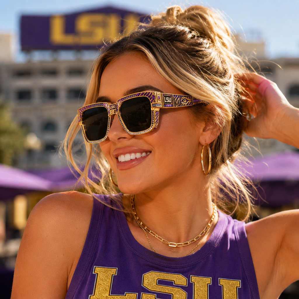 PREMIUM LSU UNISEX SUNGLASSES PTKL