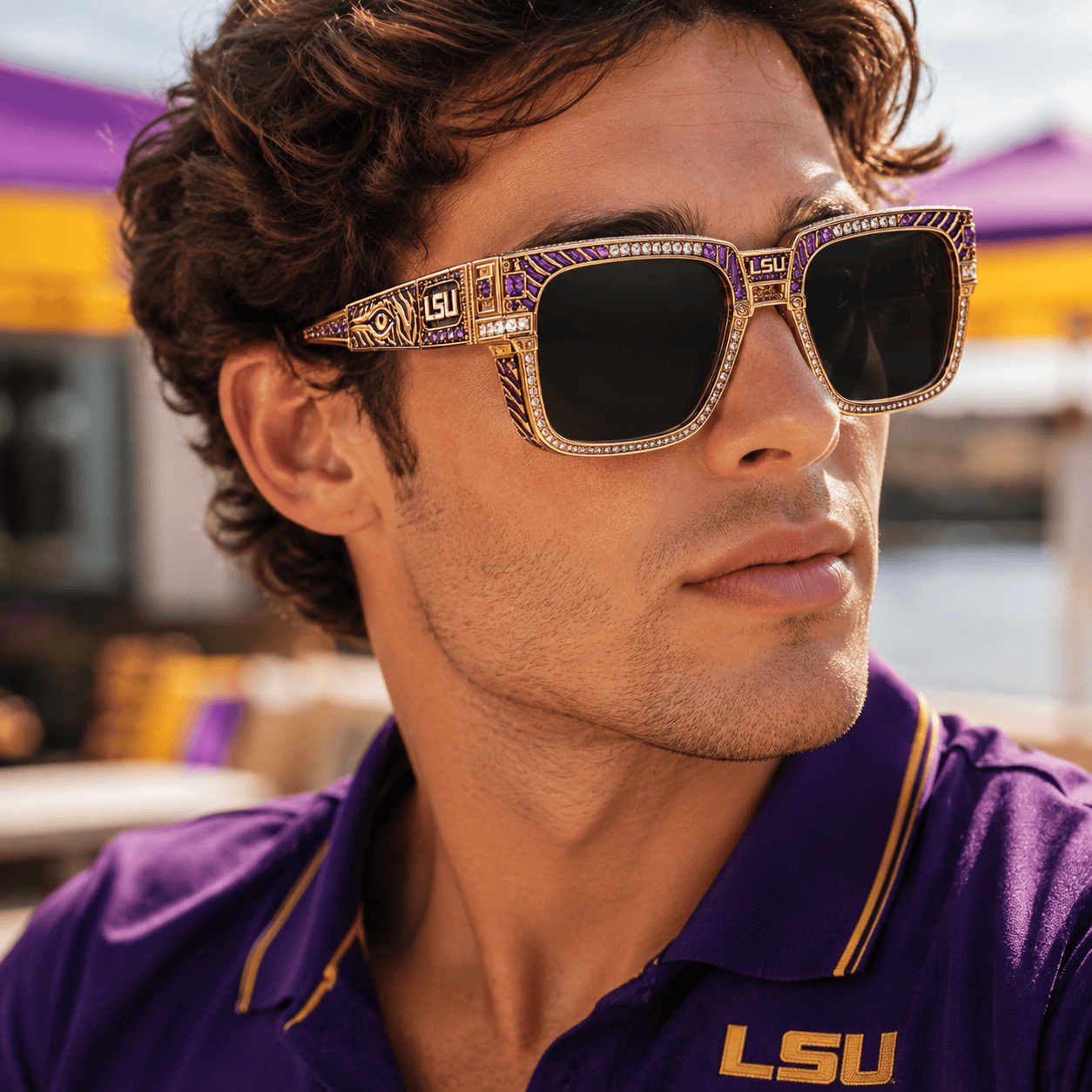 PREMIUM LSU UNISEX SUNGLASSES PTKL