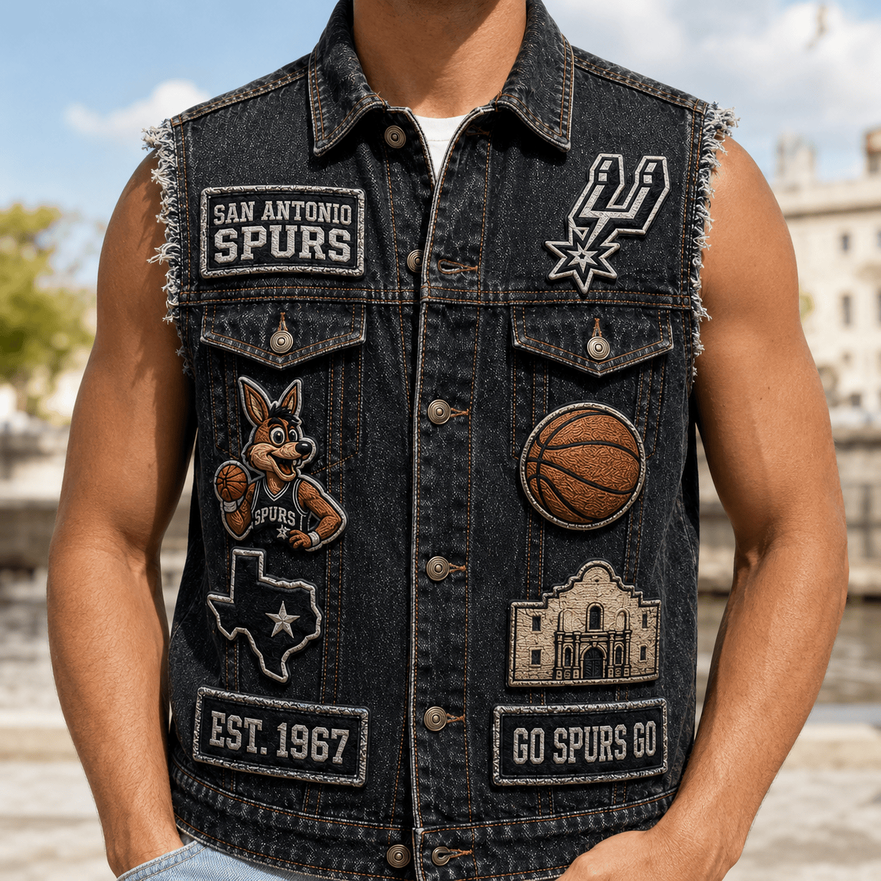 SAS PREMIUM DENIM VEST TTNL