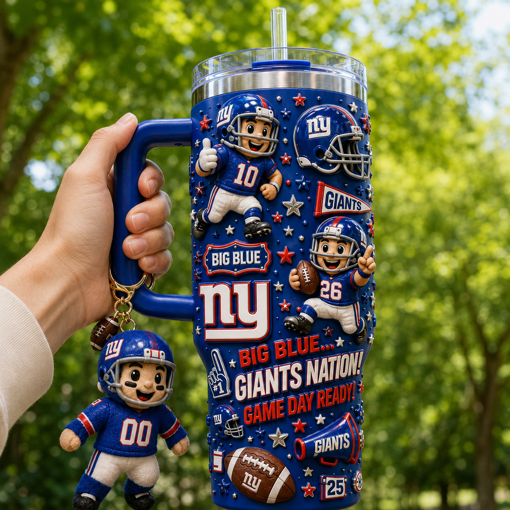 NYG 40oz Tumbler With Handle DNBN