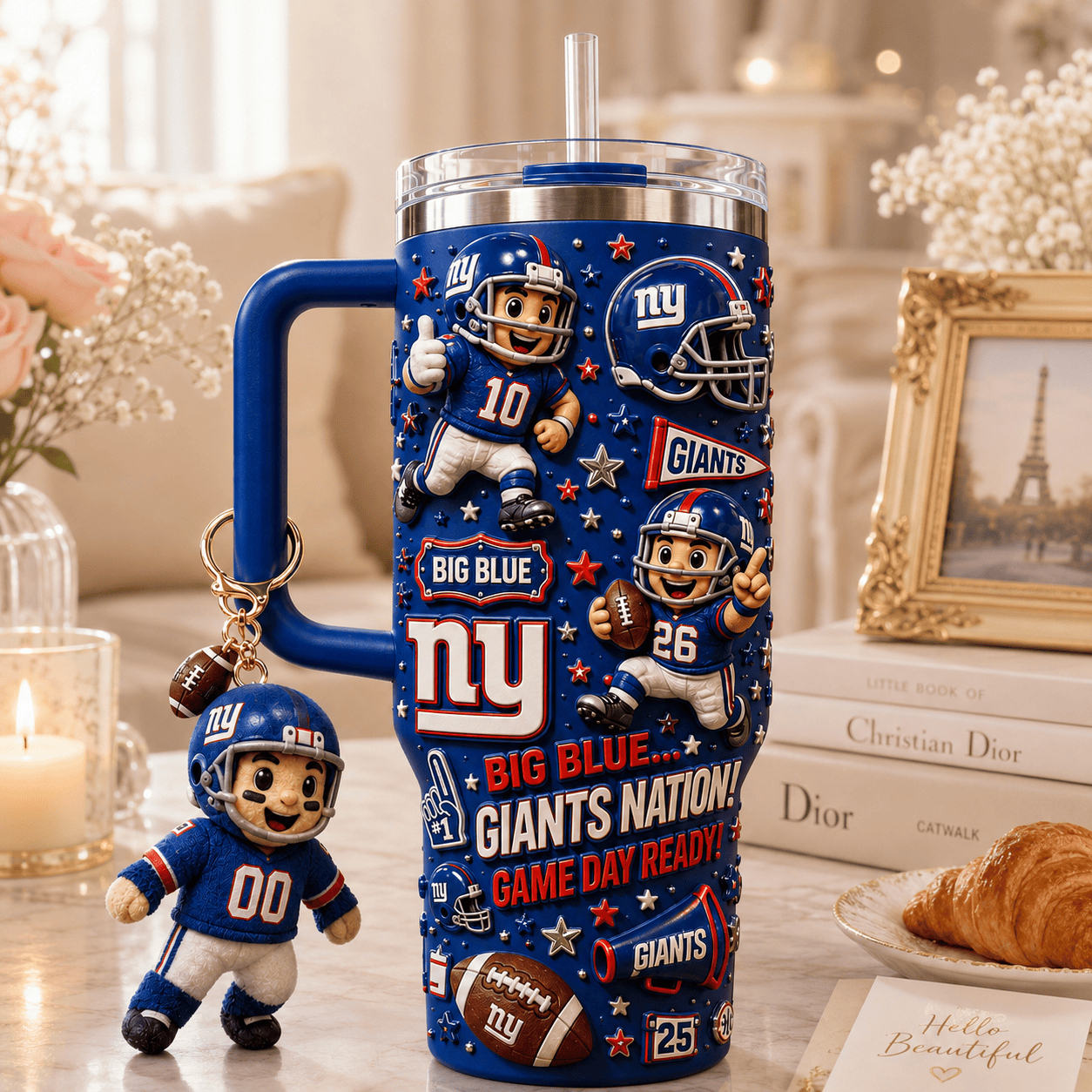 NYG 40oz Tumbler With Handle DNBN