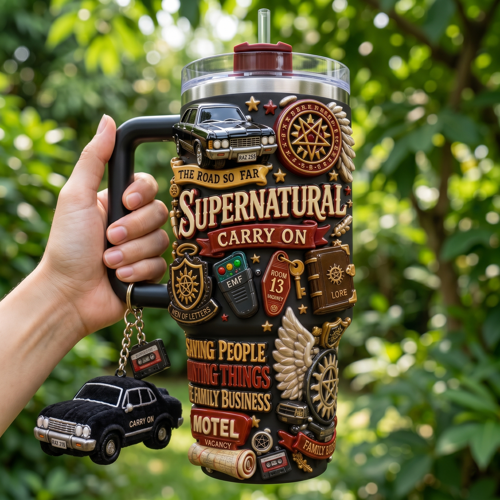SUNA 40oz Tumbler With Handle HTTT