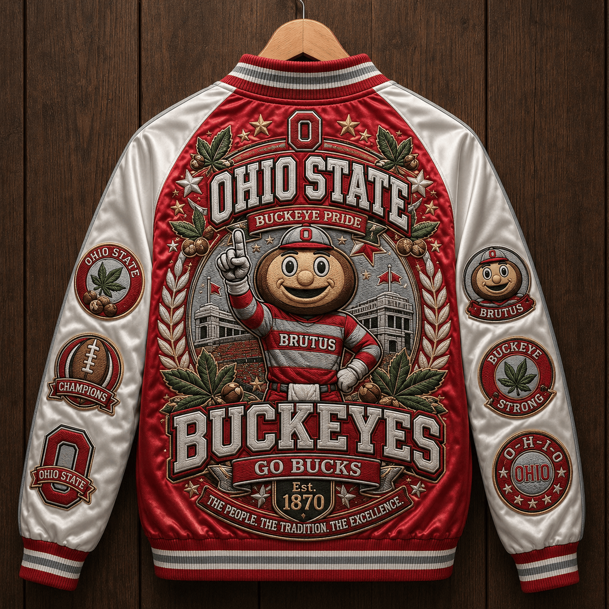 PREMIUM OSB SATIN BASEBALL JACKET NTNA