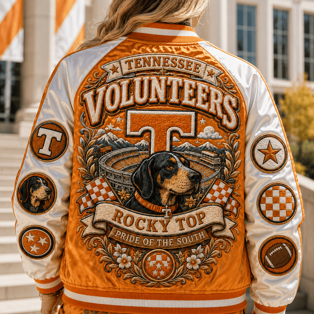 PREMIUM TVF SATIN BASEBALL JACKET NTNA