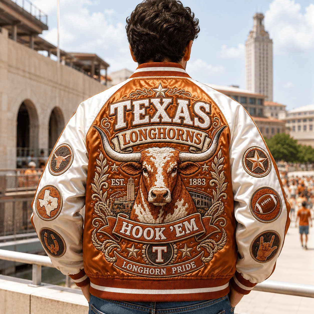 PREMIUM TLS SATIN BASEBALL JACKET NTNA