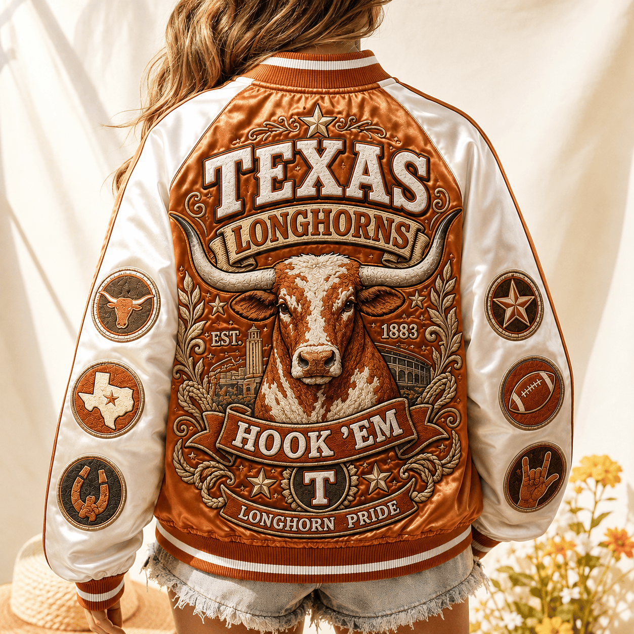 PREMIUM TLS SATIN BASEBALL JACKET NTNA