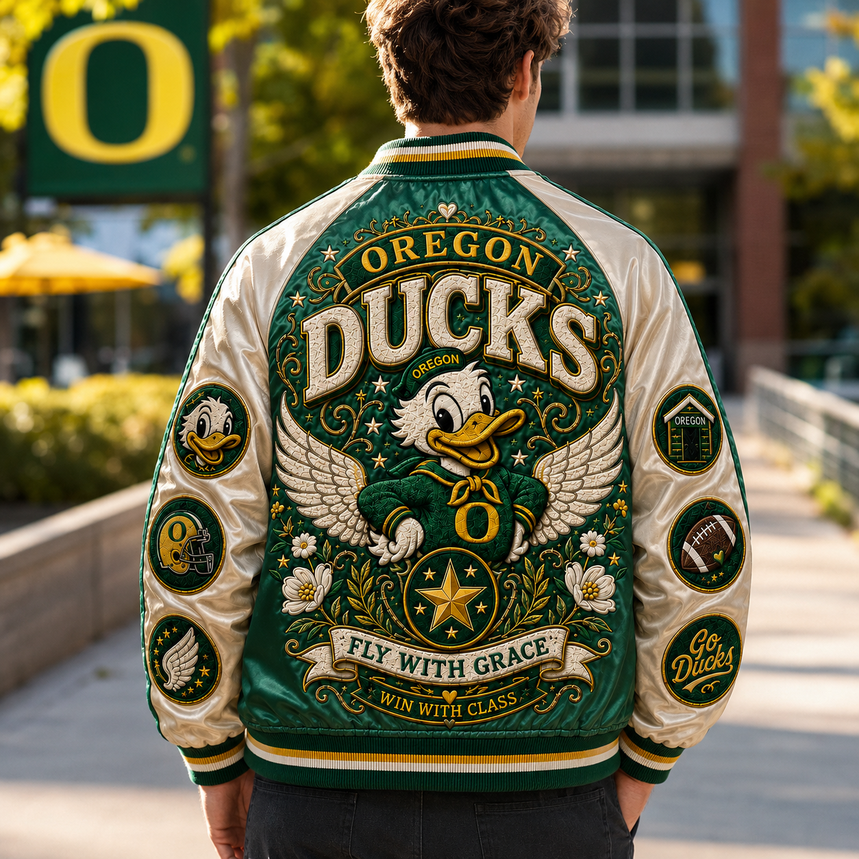 PREMIUM ORD SATIN BASEBALL JACKET NTNA