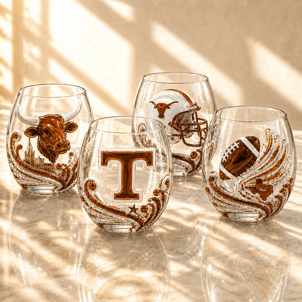TLH Stemless Glass Cup Set TMH