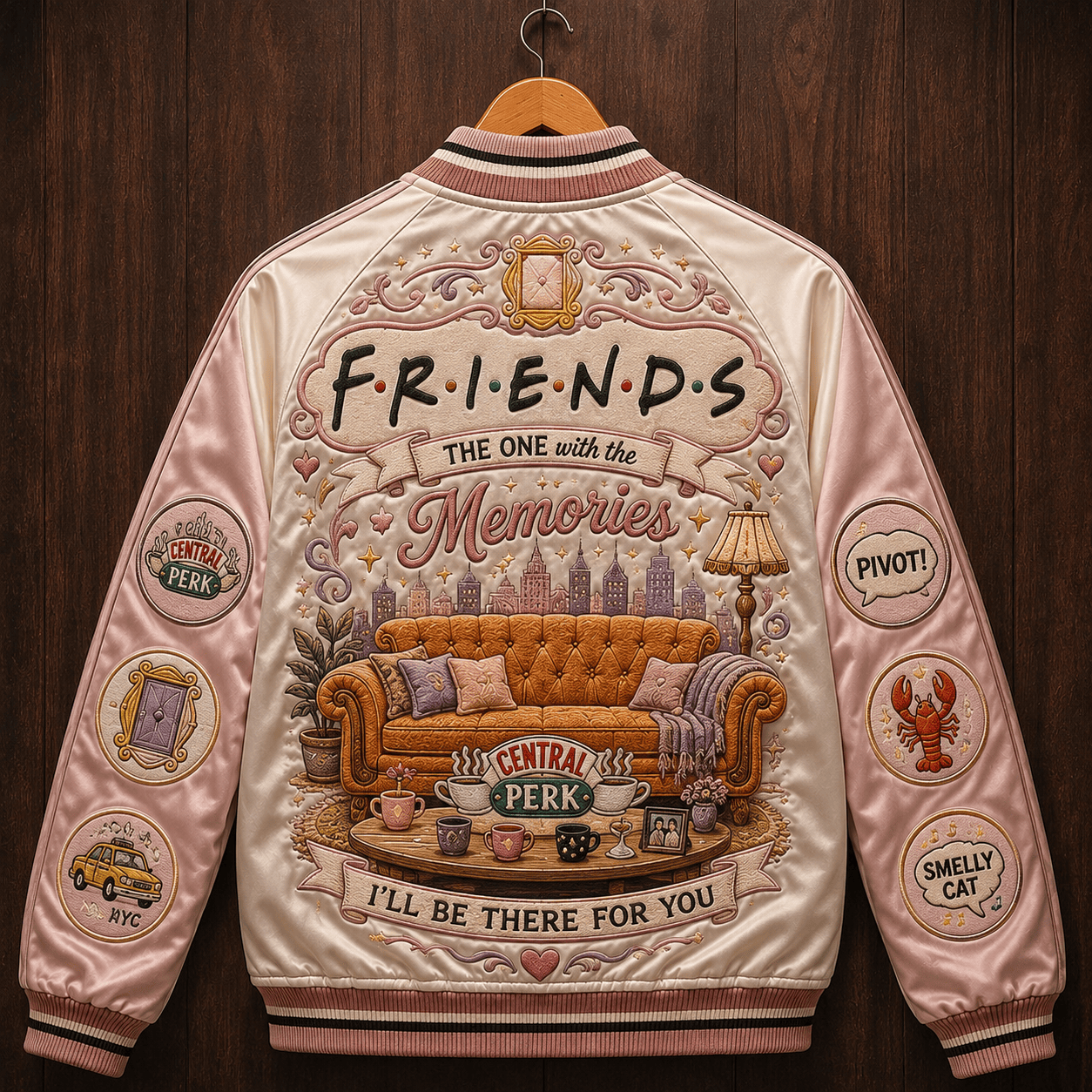 PREMIUM FRS SATIN BASEBALL JACKET NTNA