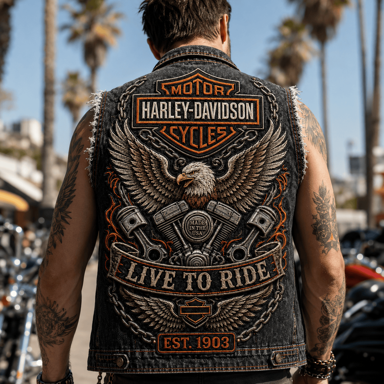 HLDV PREMIUM DENIM VEST TTNL