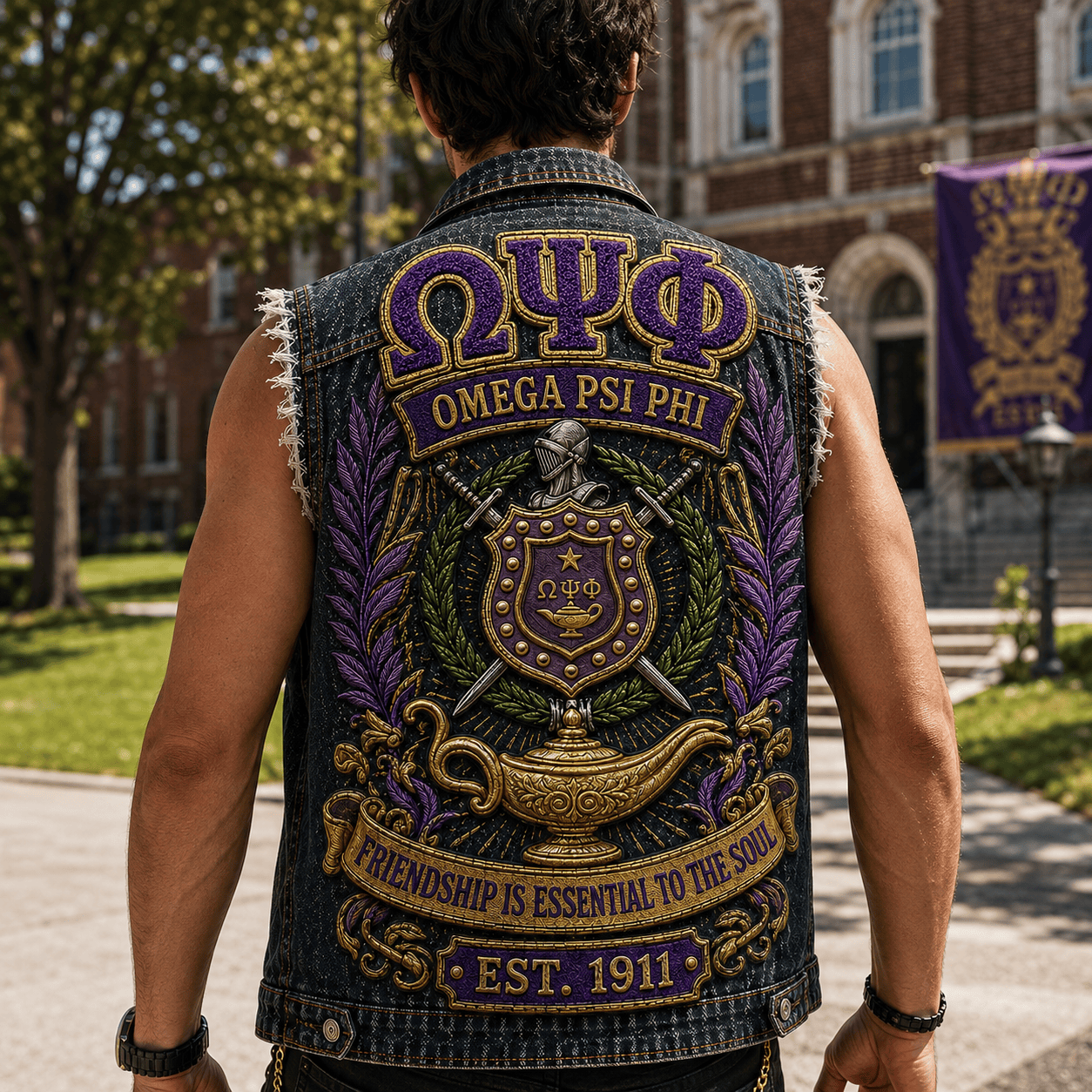 OMPP PREMIUM DENIM VEST TTNL