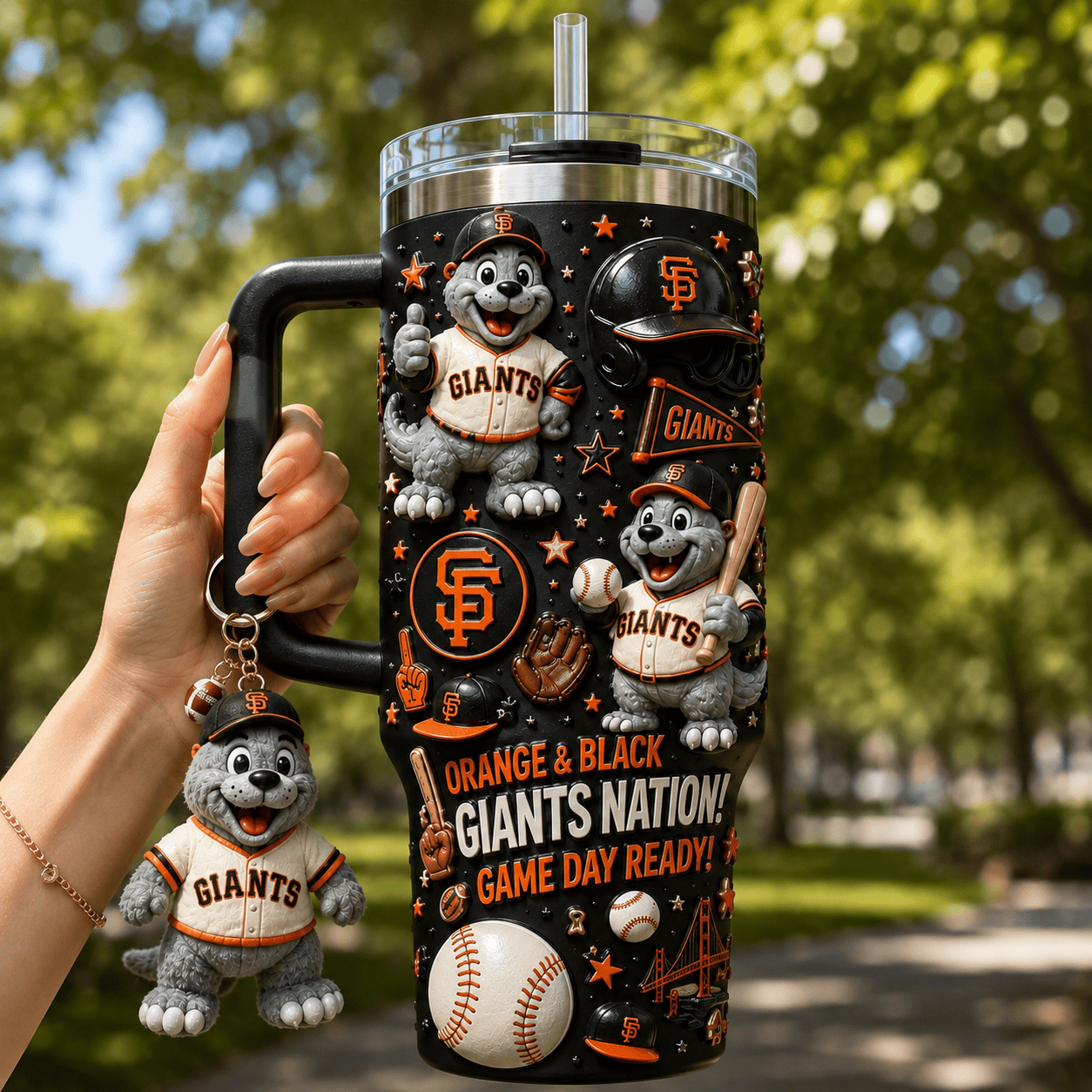 SFG 40oz Tumbler With Handle DNBN