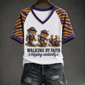 Premium LSU V-neck Shirt PDL