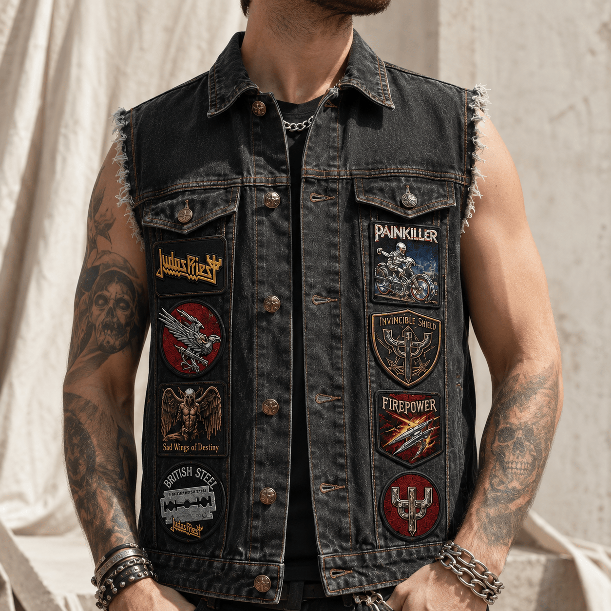 JDPR PREMIUM DENIM VEST NVH