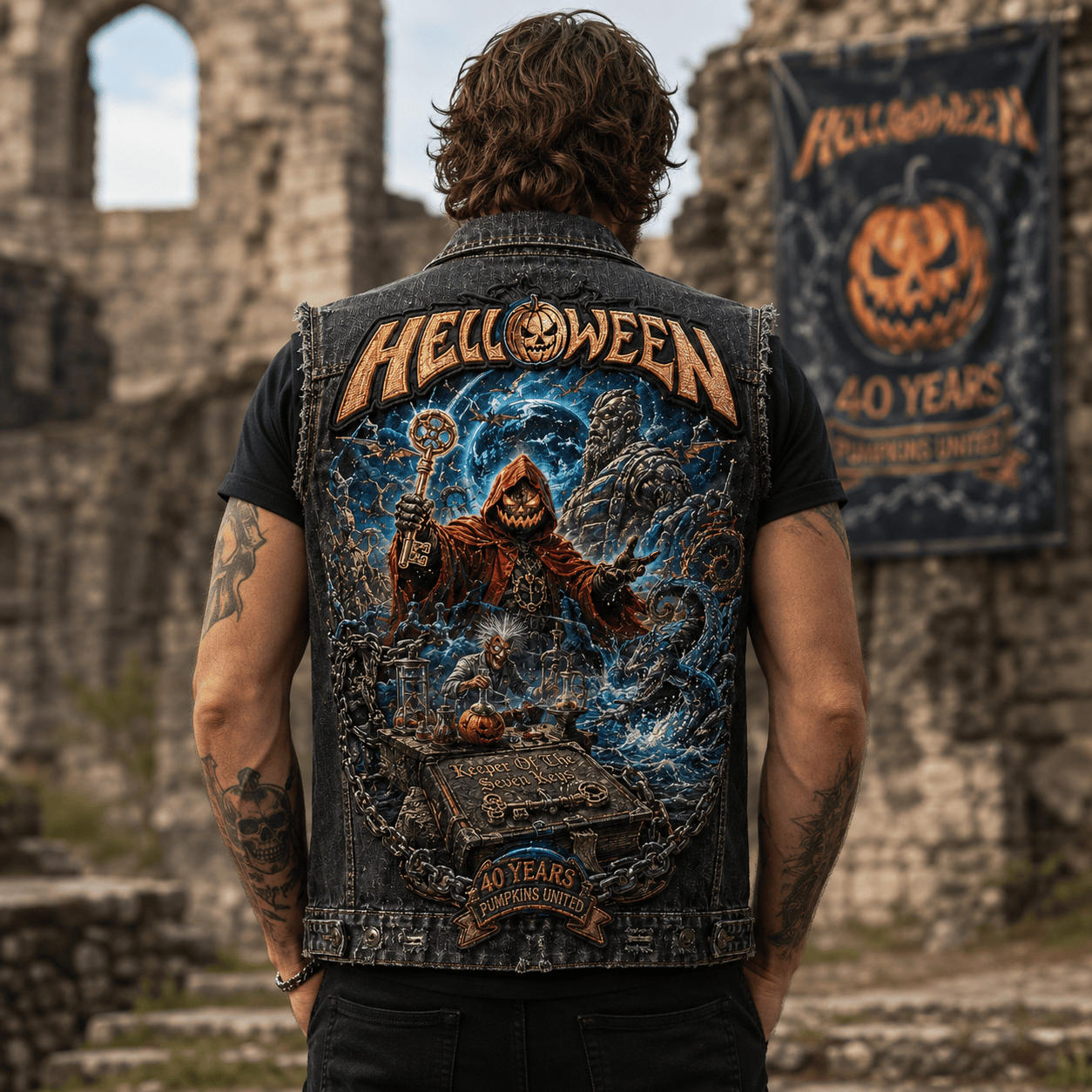 HLWB PREMIUM DENIM VEST NVH