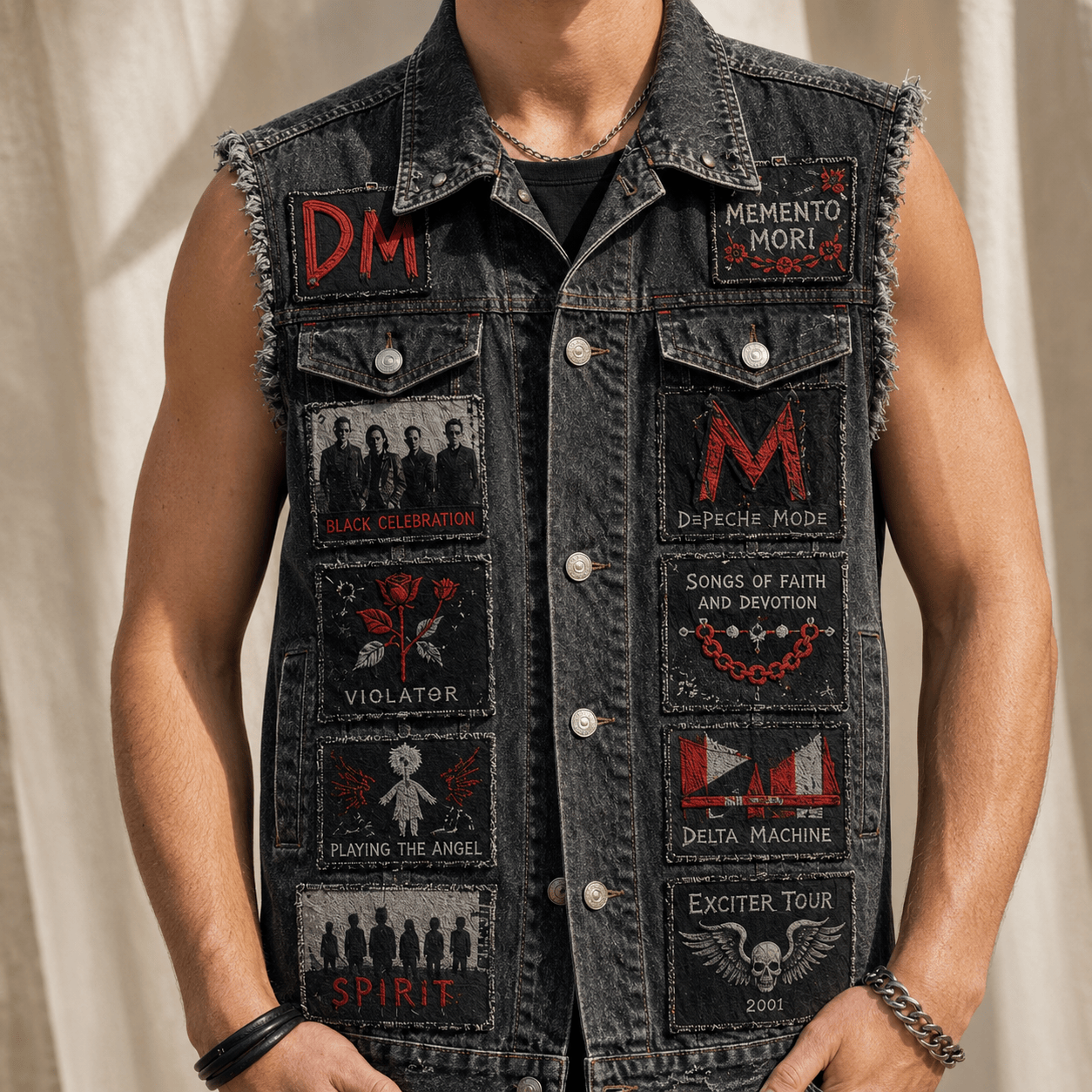 DPM PREMIUM DENIM VEST NVH