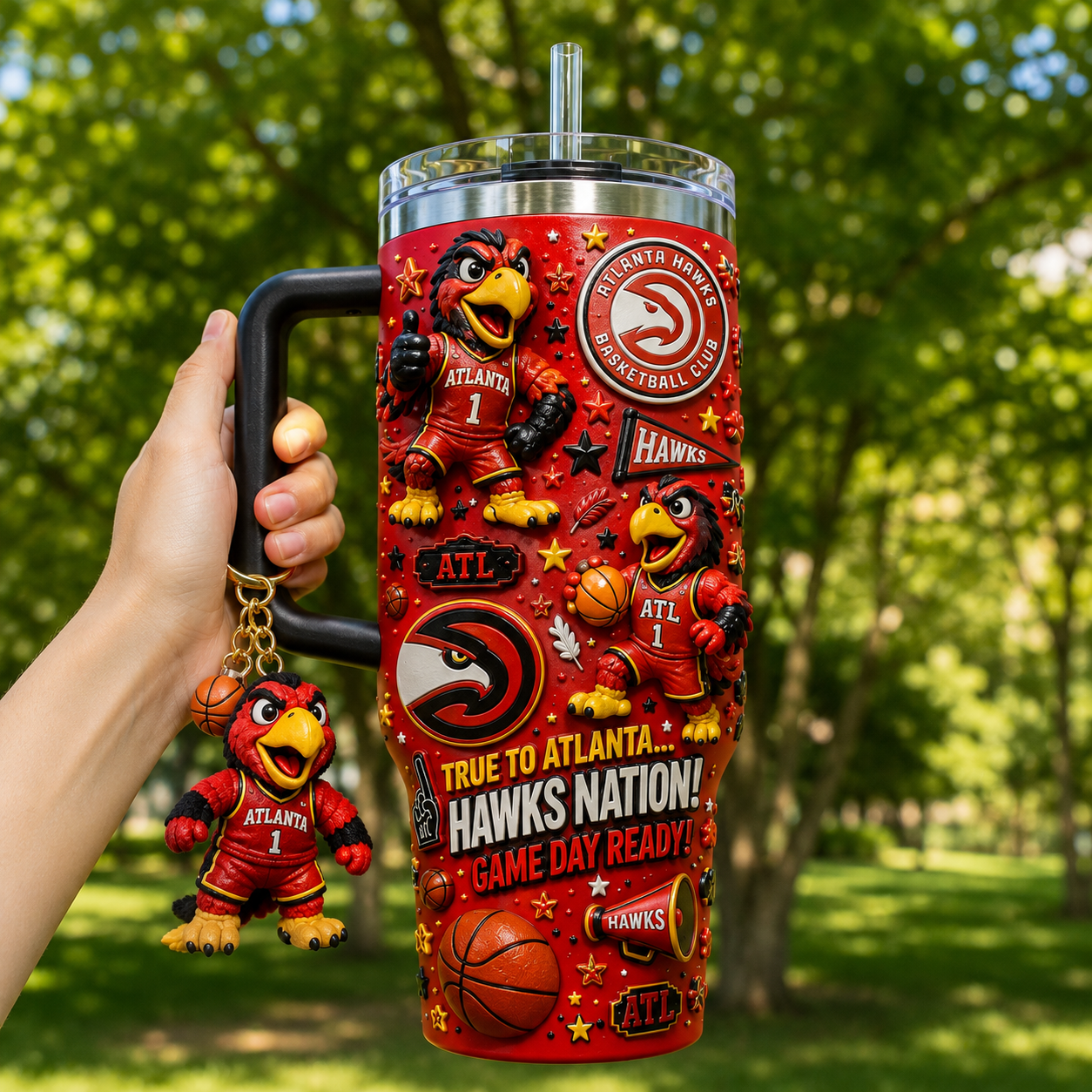 ALH 40oz Tumbler With Handle DNBN