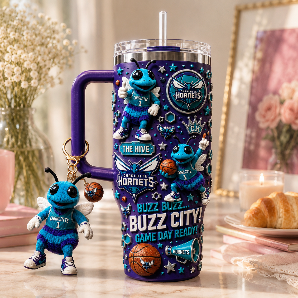 CLH 40oz Tumbler With Handle DNBN