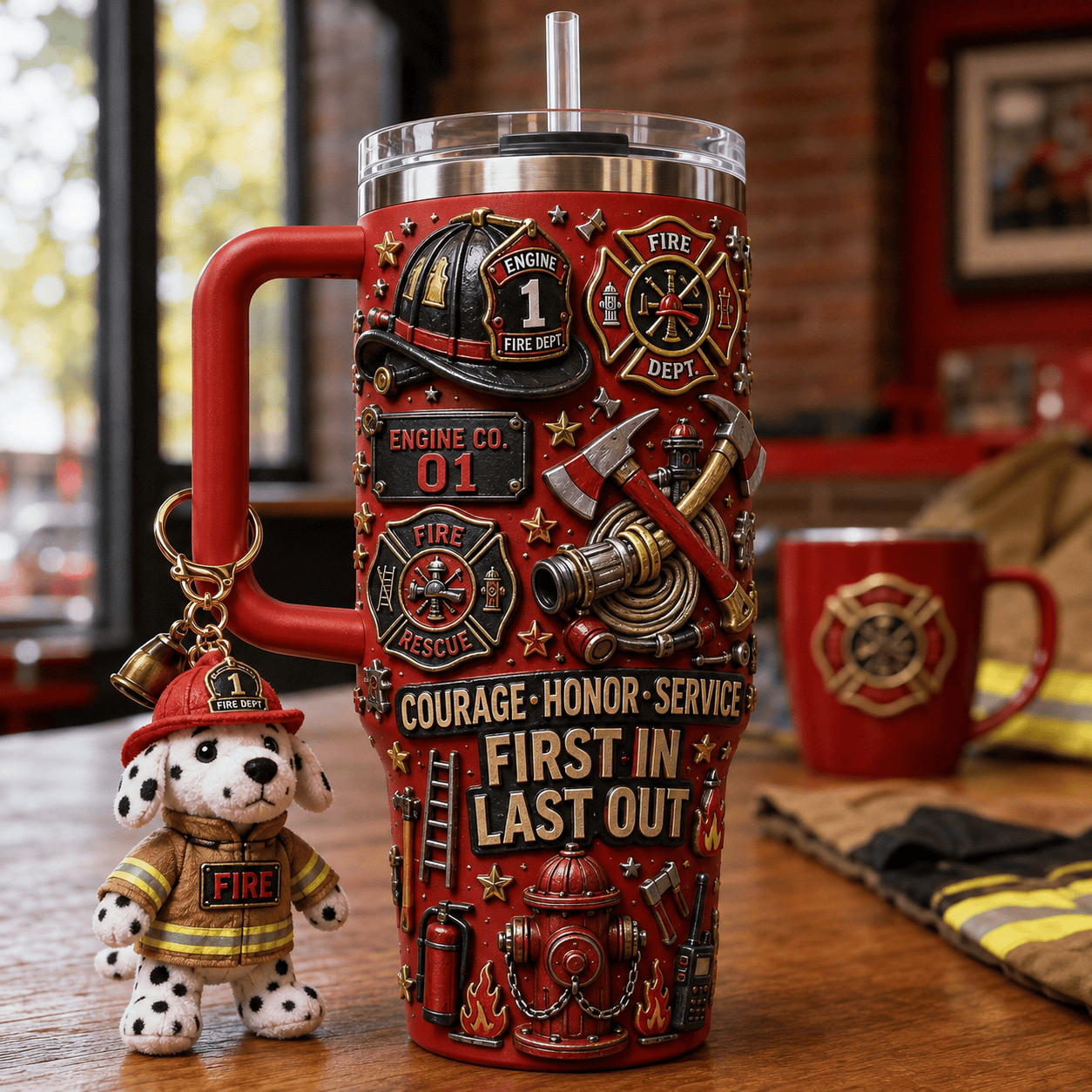 FRFT 40oz Tumbler With Handle DNBN