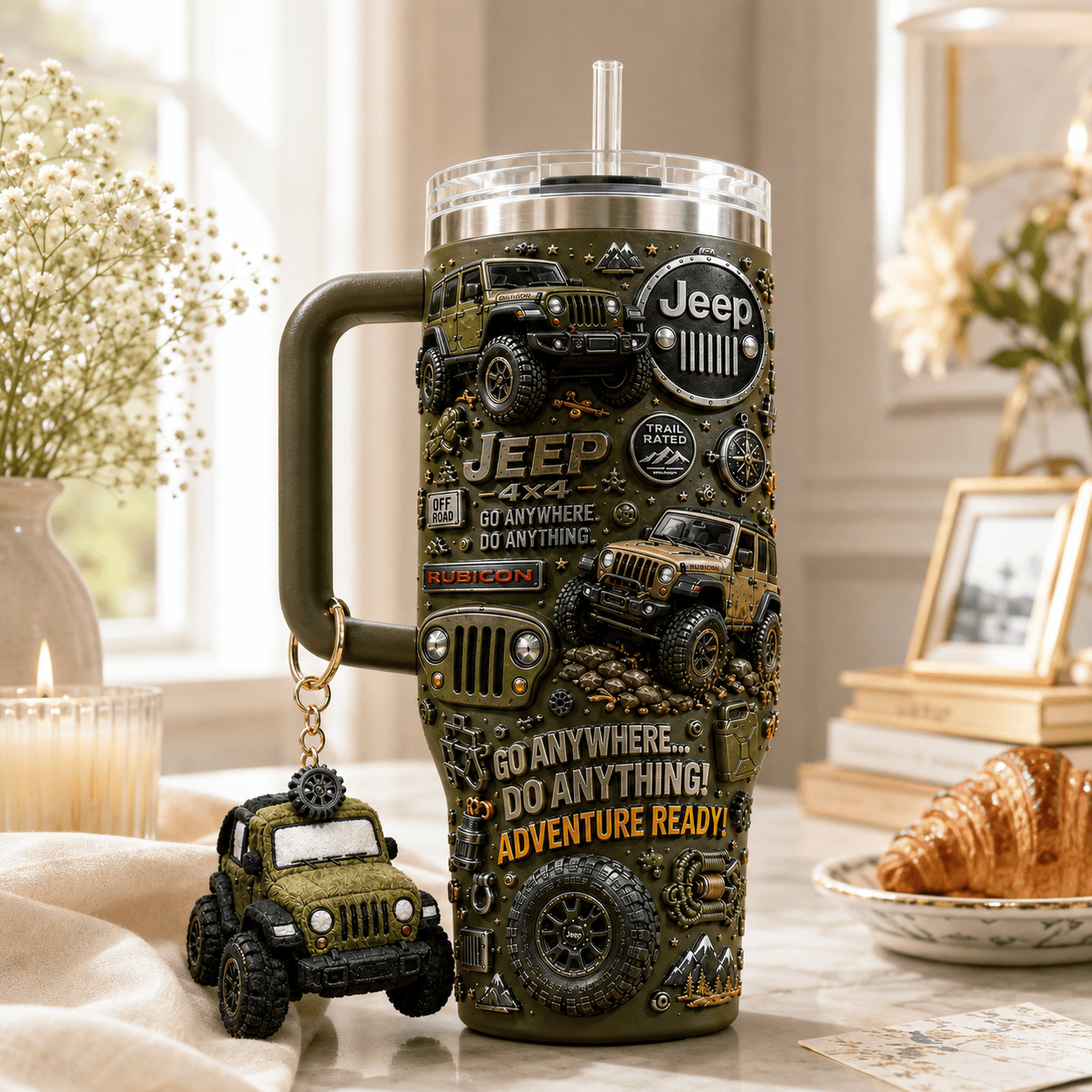 JEP 40oz Tumbler With Handle DNBN