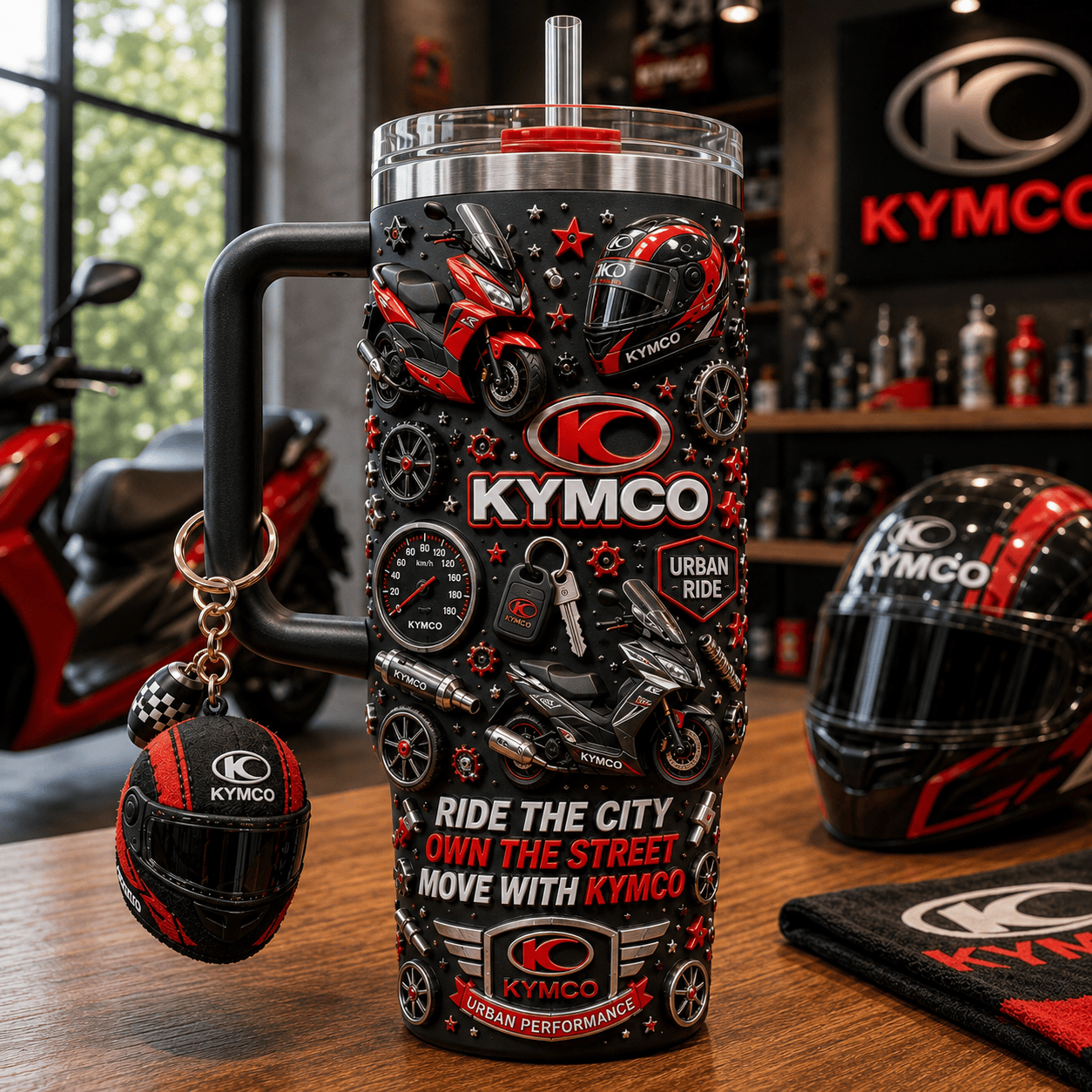 KYC 40oz Tumbler With Handle DNBN