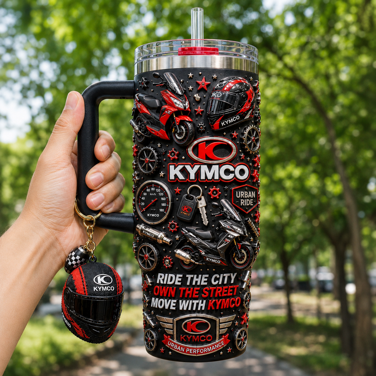 KYC 40oz Tumbler With Handle DNBN