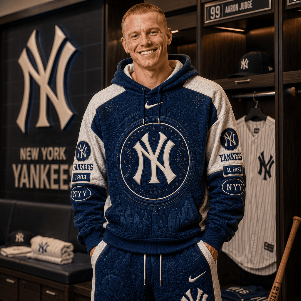 NYY Joggers and Hoodies Matching Set NHVH