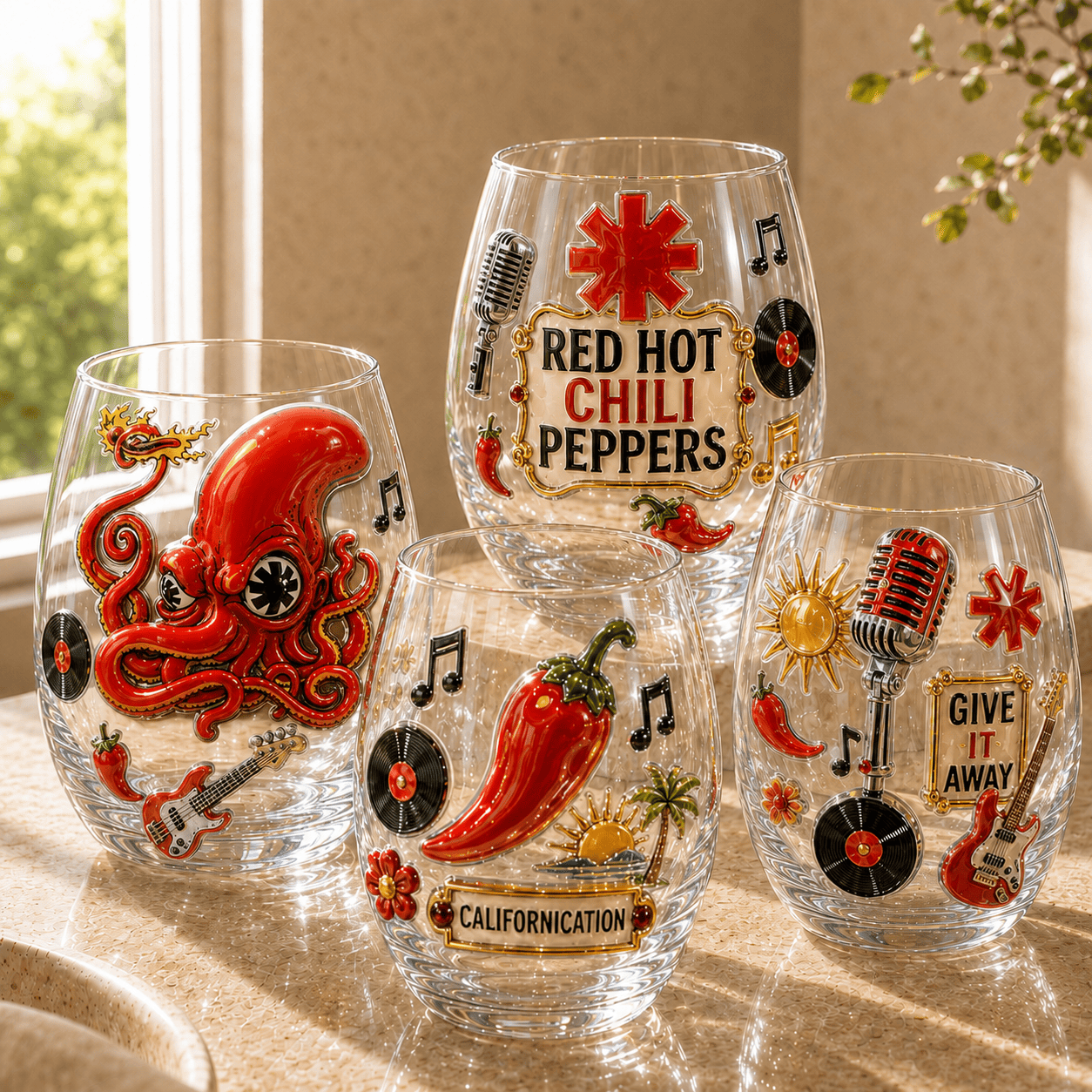 Premium RHCP Whiskey Glass Set TMH