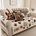 VHL Tufted Sofa Cover & Pillow Set DNBN