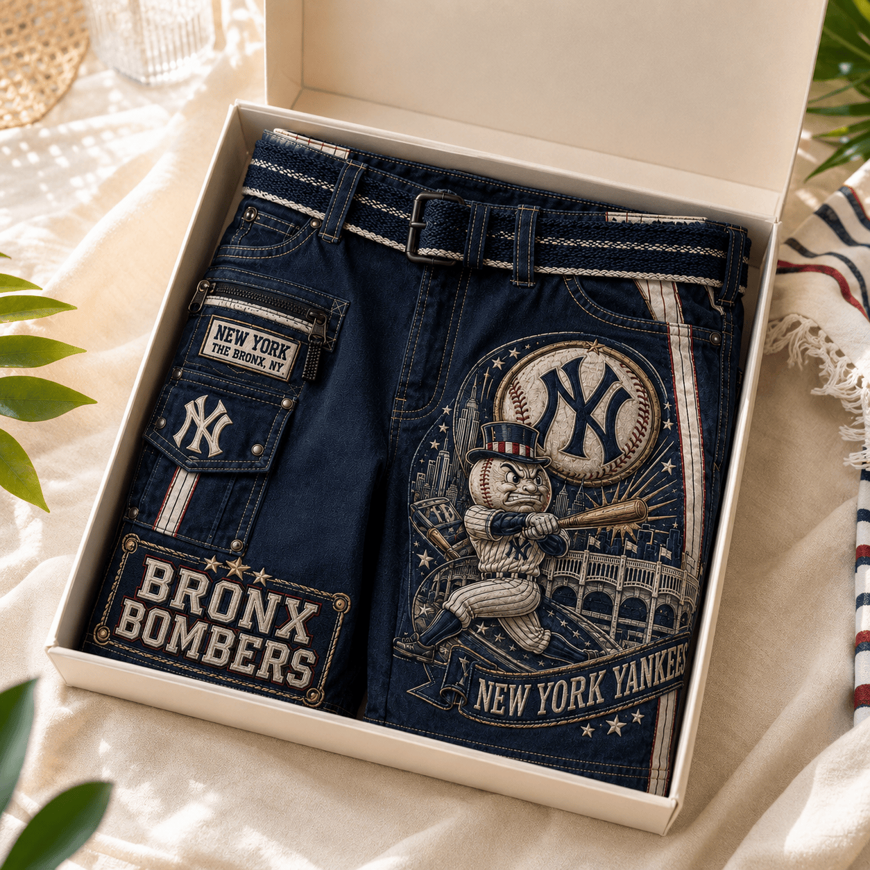 Premium NYY Casual Shorts HQH