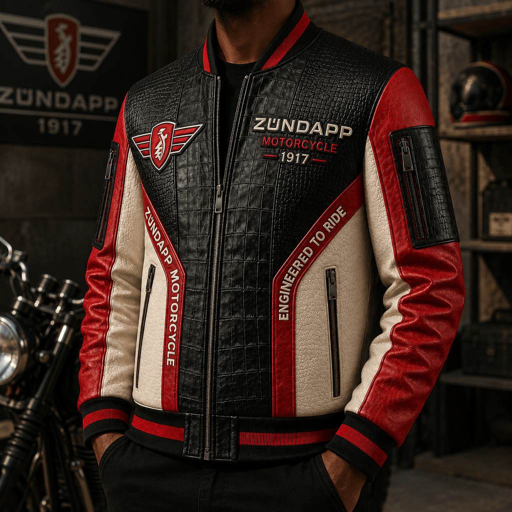 Premium ZUD Leather Zipper Jacket TNSM